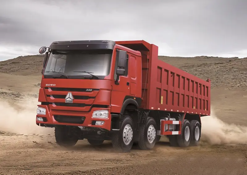 Our trucks sinotruk howo 7 8x4 tipper truck 1