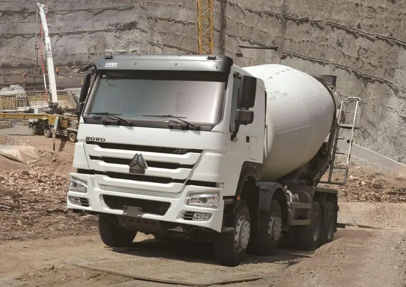 Our trucks sinotruk howo 7 8x4 mixer truck 2