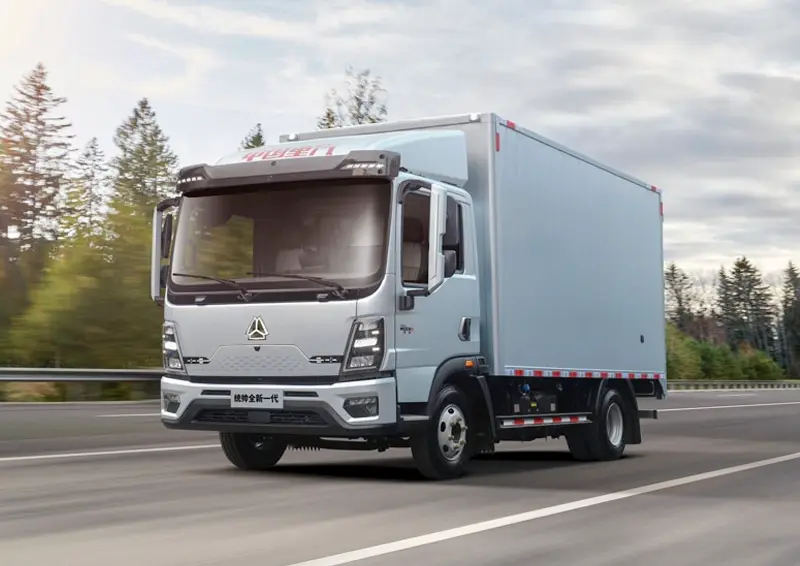 Our trucks sinotruk howo box light truck