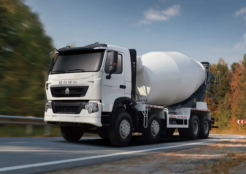 Our trucks sinotruk howo t7h 8x4 mixer truck