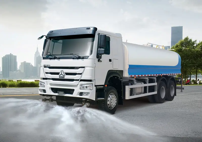 Our trucks sinotruk howo 7 6x4 water truck