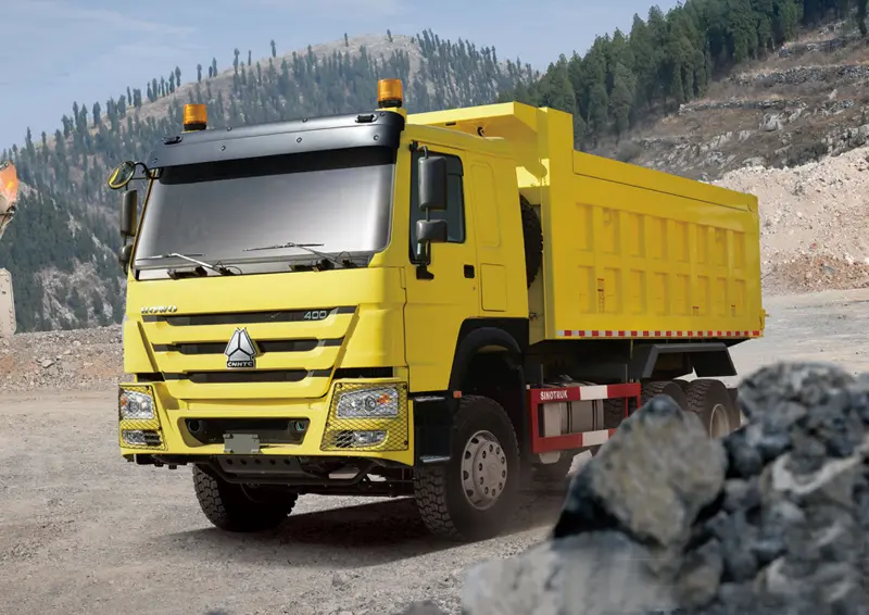 Our trucks sinotruk howo 7 6x4 tipper truck